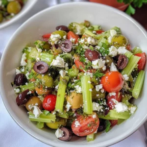 Mediterranean Celery Salad