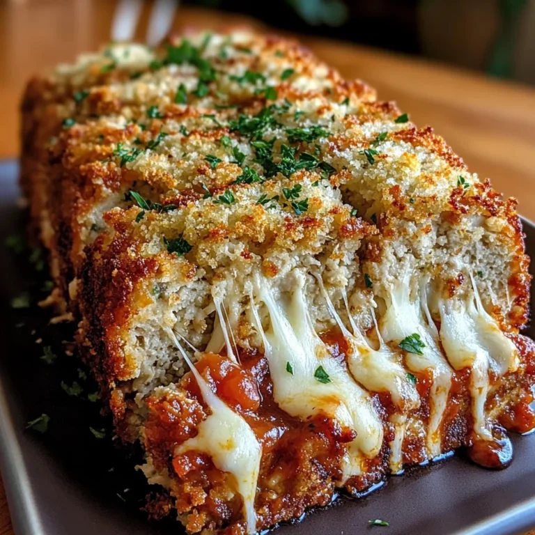 Parmesan Chicken Meatloaf