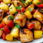 Pineapple Chicken and Rice Recipe -Tropical Dinner Ideas