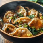 Potsticker Soup Comforting Flavorful Bowl