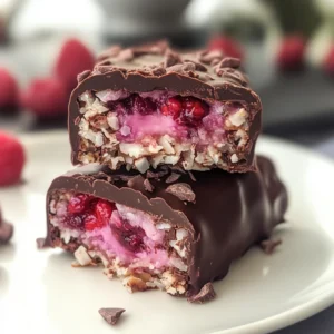Raspberry Chocolate Coconut Bars