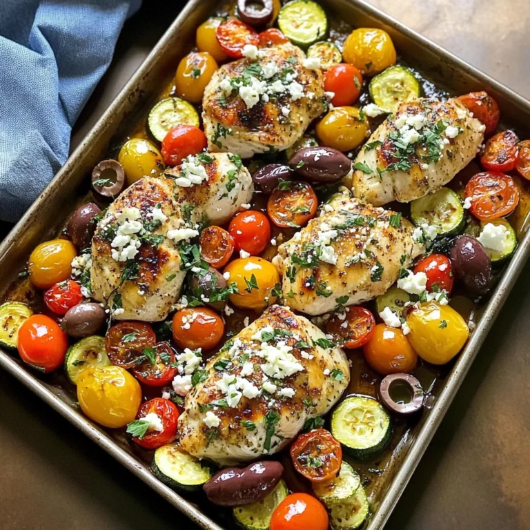 Sheet Pan Greek Chicken and Veggies (Easy One-Pan Meal)