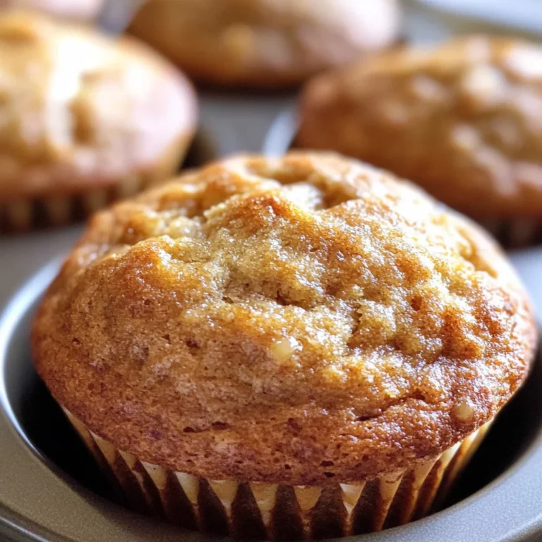 Small Batch Banana Muffins