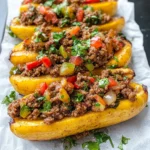 Stuffed Plantains (Canoas de Platanos)