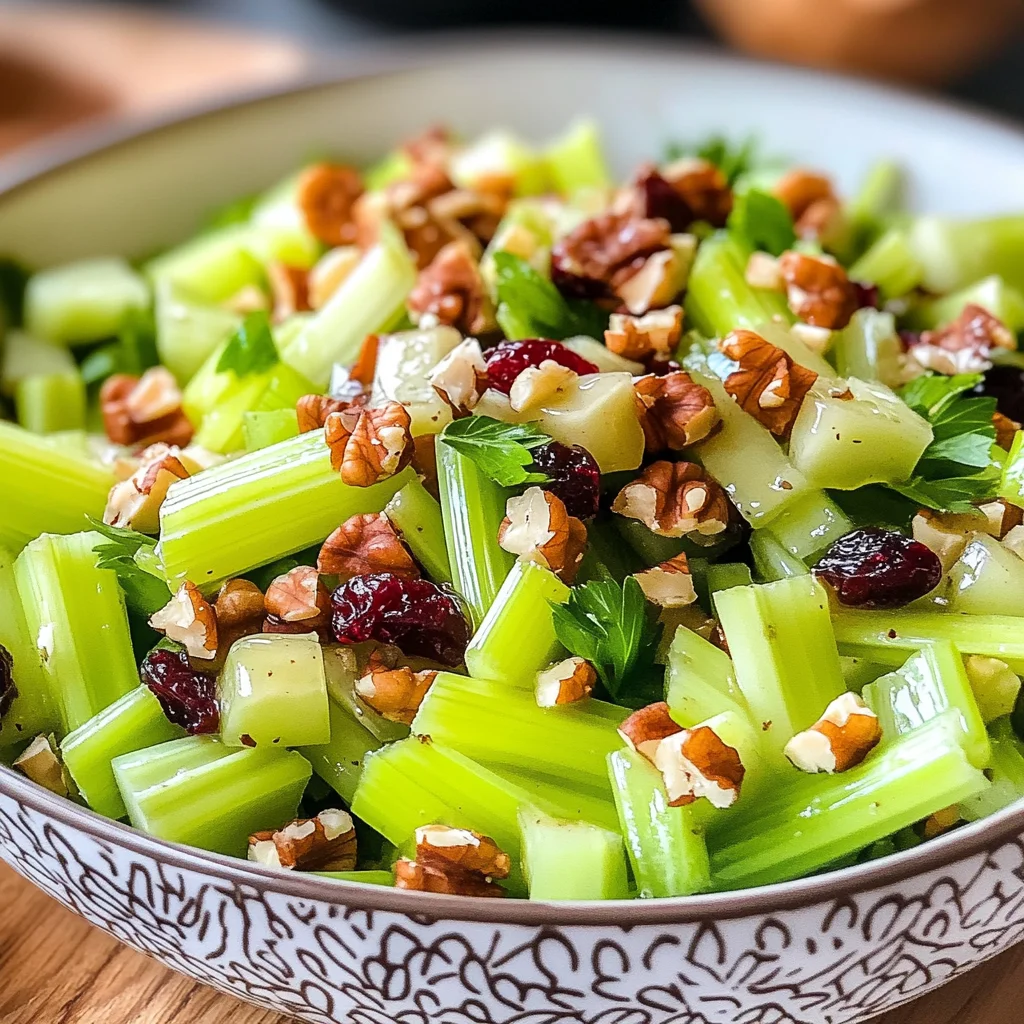 Thanksgiving Celery and Walnut Salad