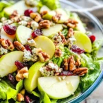 The Best Crunchy Apple Walnut Salad with Irresistible Fall Flavors
