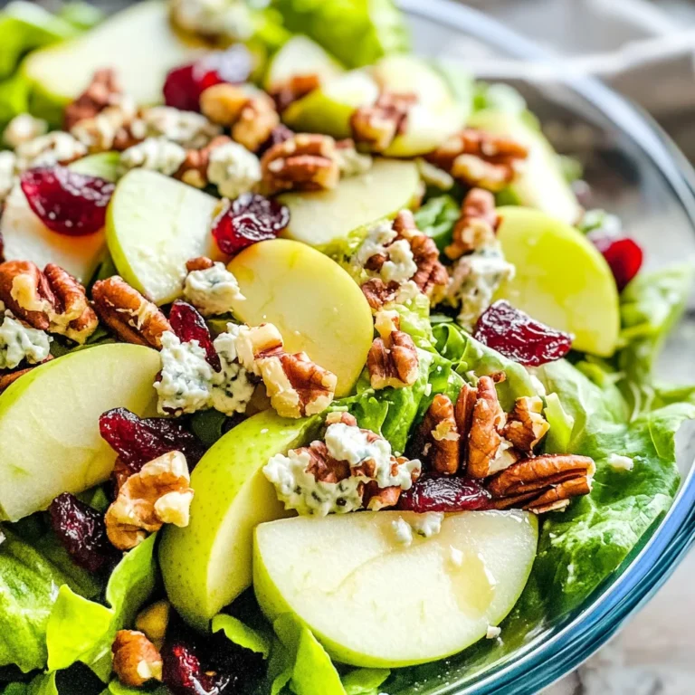 The Best Crunchy Apple Walnut Salad with Irresistible Fall Flavors