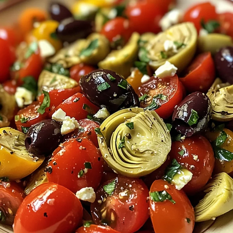 Tuscan Artichoke Tomato Salad: A Fresh Burst of Flavors