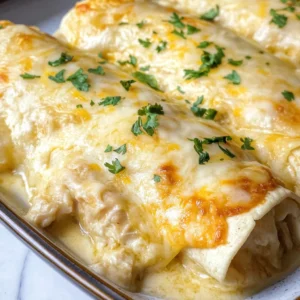White Chicken Enchiladas