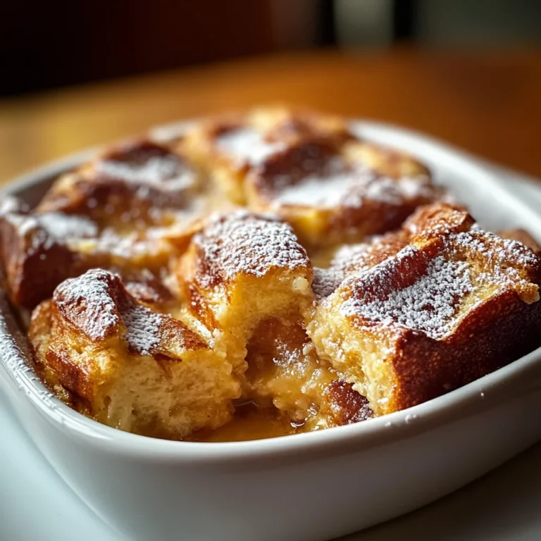croissant french toast casserole