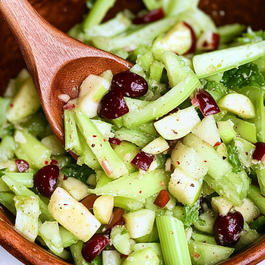Simple Celery Salad (Waldorf Apple Salad)