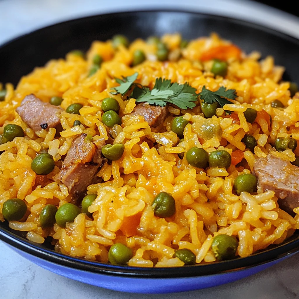 Arroz Con Gandules (Puerto Rican Rice with Pigeon Peas)