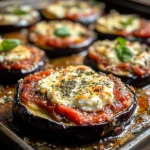 Baked Eggplant Slices Recipe With Ricotta Cheese