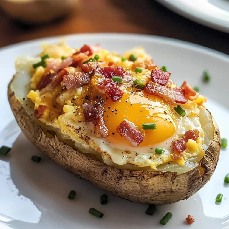 Breakfast Twice Baked Potato