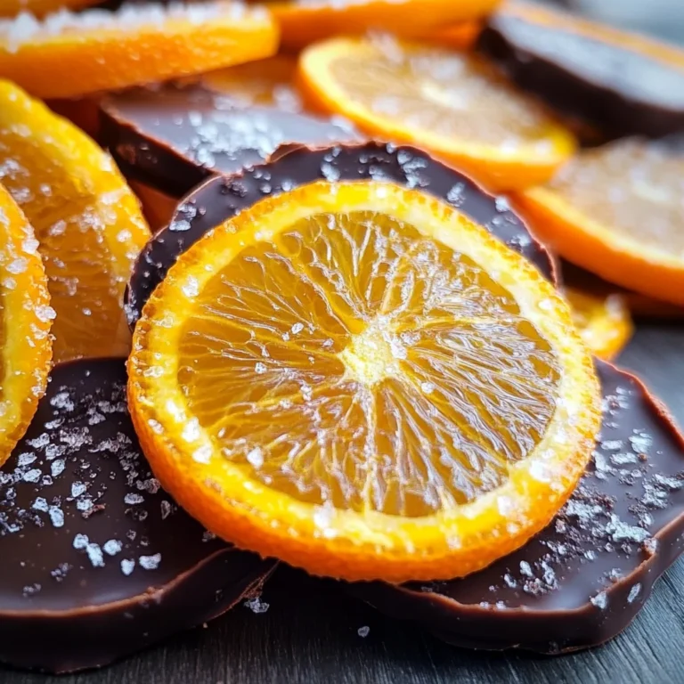 Chocolate-Dipped Candied Oranges