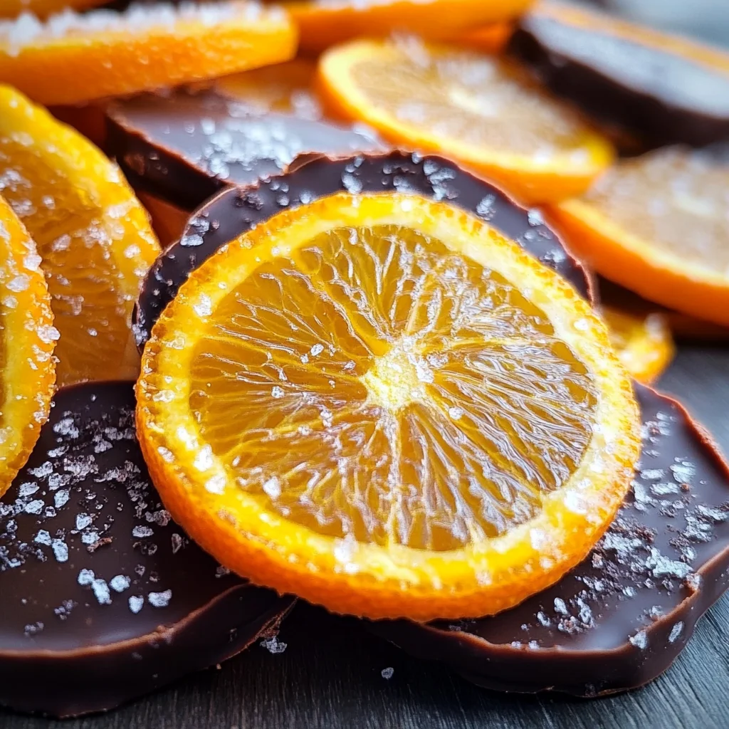Chocolate-Dipped Candied Oranges