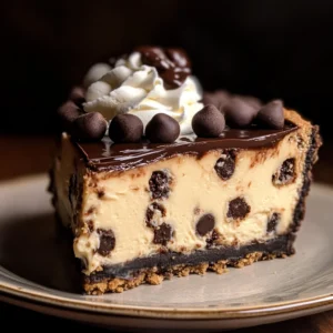 Chocolate Chip Cookie Dough Cheesecake