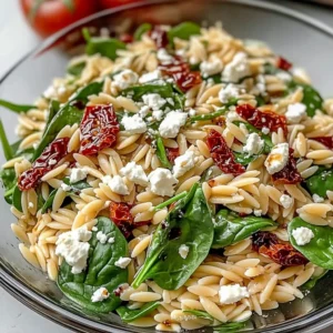 Classic Balsamic Orzo Salad - flirtyfood