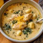 Creamy Winter Lemon Chicken Gnocchi Soup