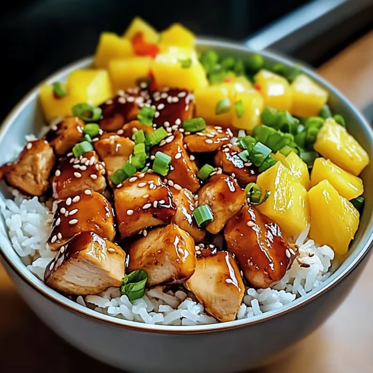 Delicious Teriyaki Chicken and Pineapple Bowls in 30 Minutes