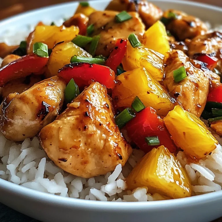 Disgustingly Easy Pineapple Chicken and Rice in 30