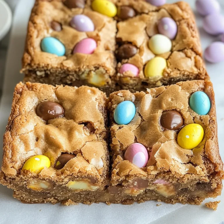 Easter Cadbury Mini Egg Blondies