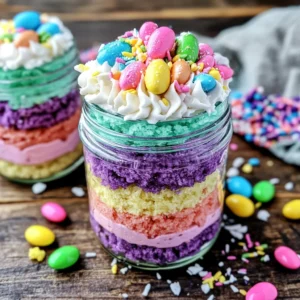 Easter Cake in a Jar