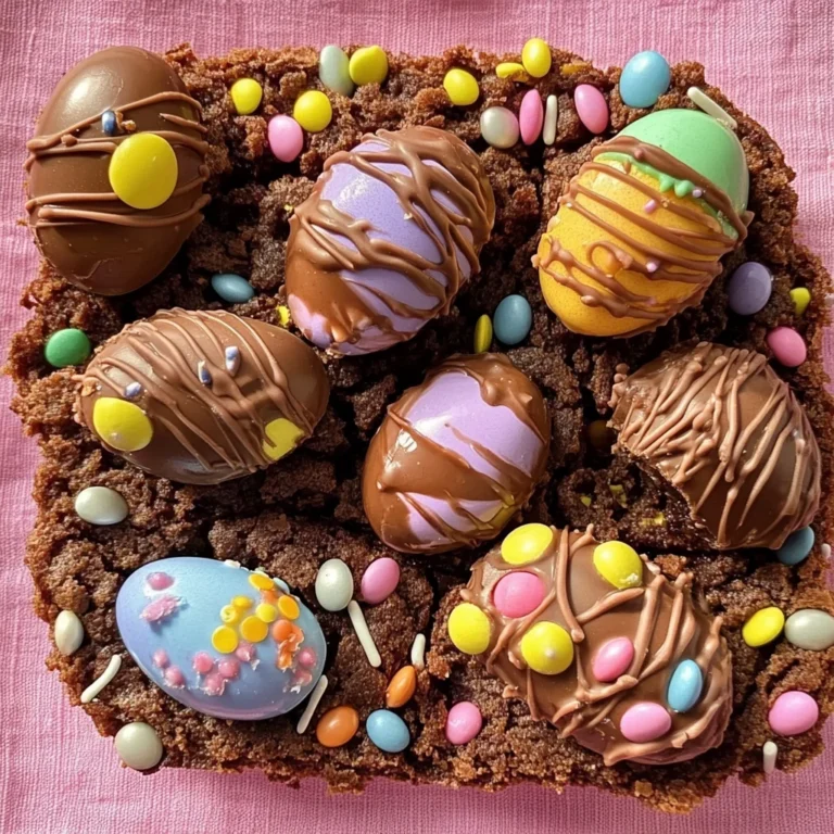 Easter Egg Brownies
