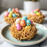 Easter Egg Peanut Butter Haystacks