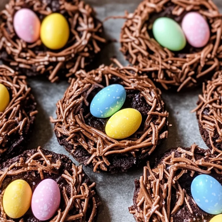 Easy Birds Nests Cookies Recipe