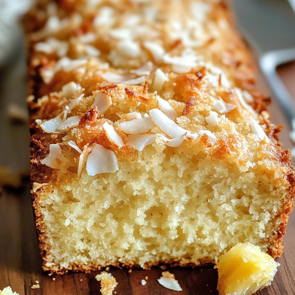 Easy Pineapple Coconut Quick Bread