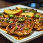 Flavorful Jalapeno Peach Chicken