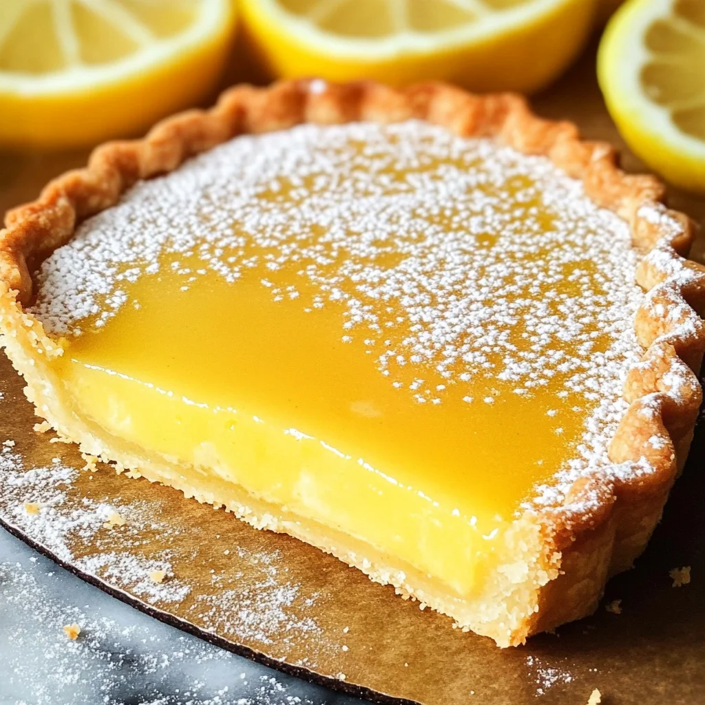 French Lemon Tart W/ Lemon Curd