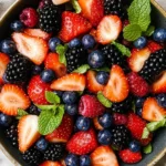 Fresh Berry Salad with Honey and Mint