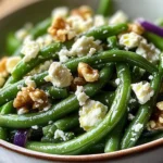 Fresh Green Bean Salad with Feta Cheese - A Blissful Crunch!
