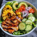 Grilled Pineapple Chicken Salad