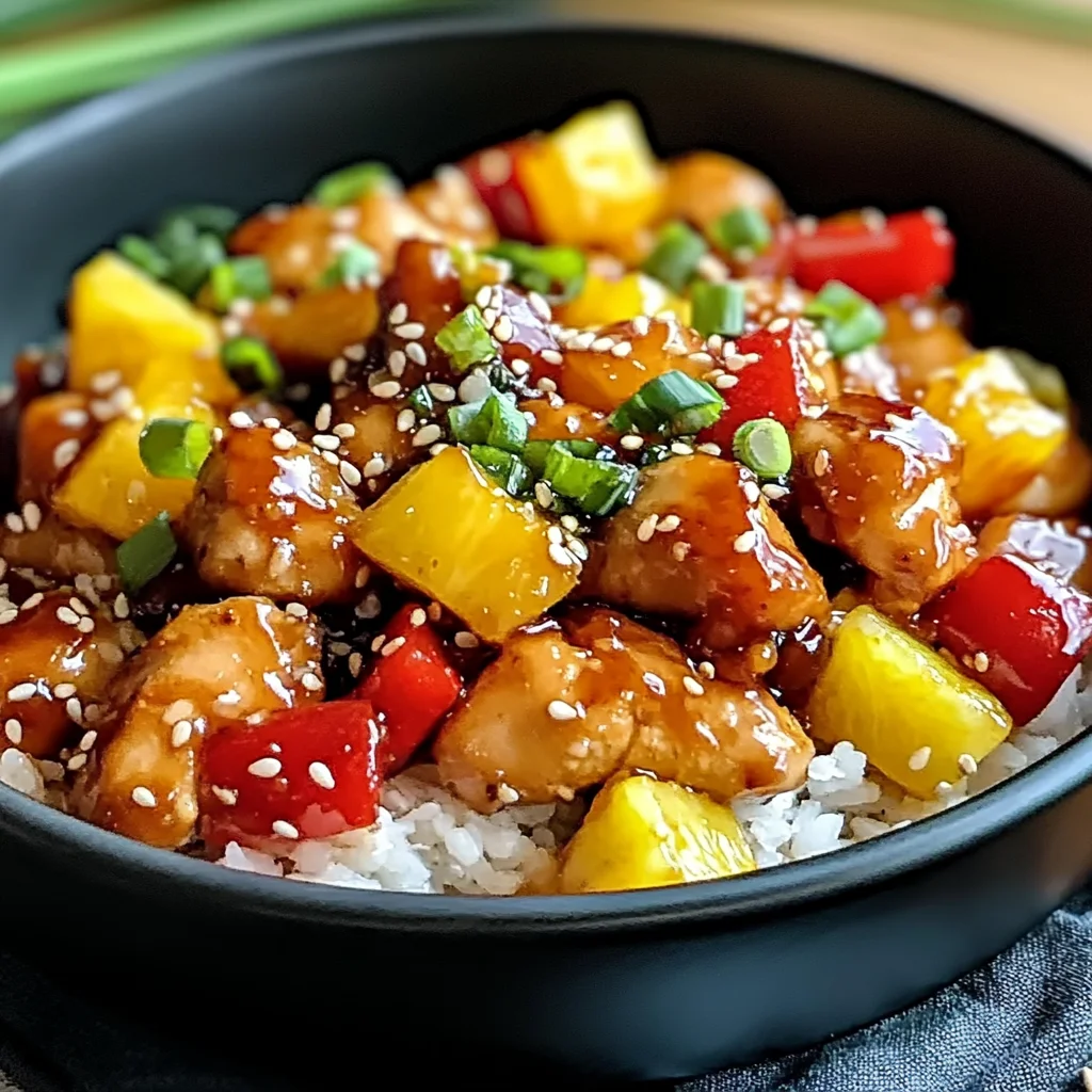 Hawaiian Pineapple Chicken: Sweet and Savory 30-Minute Dinner