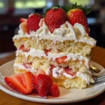 Irresistible Strawberry Shortcake Cake Recipe