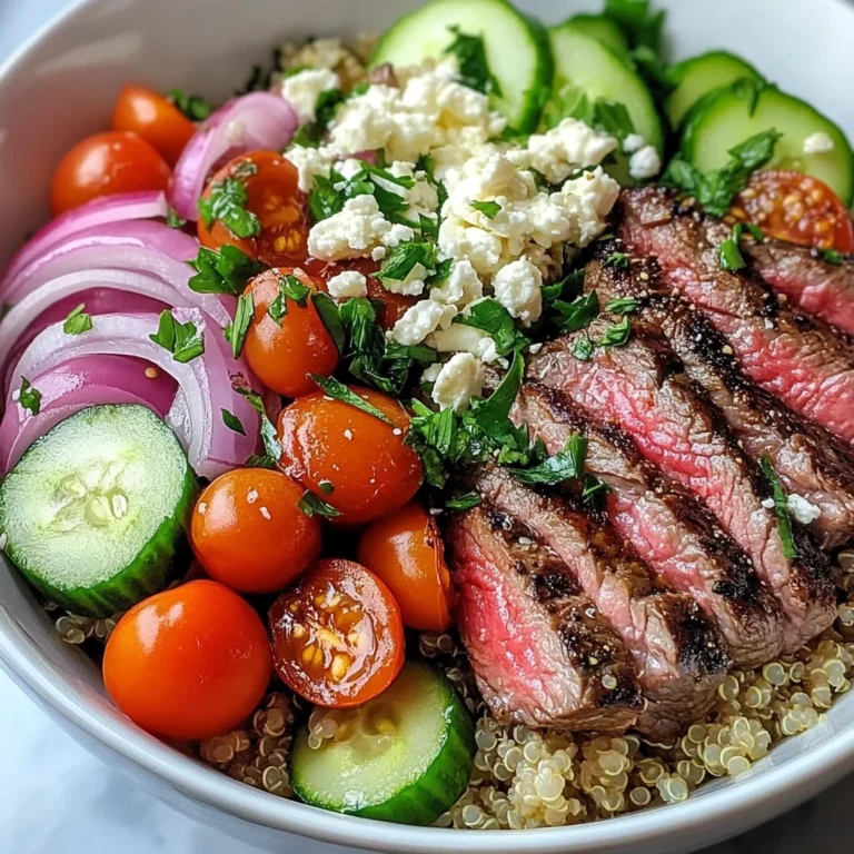 Mediterranean Steak Bowls
