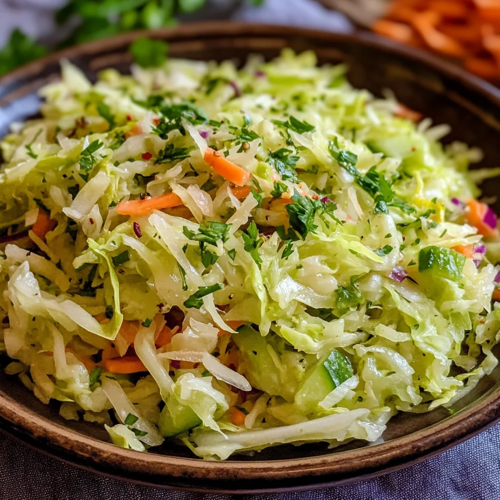 Middle Eastern Style Cabbage Salad