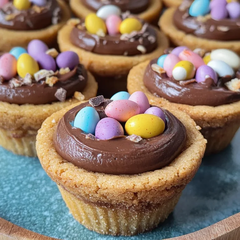 Mini Egg Cookie Cups