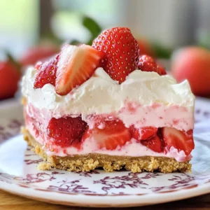 No-Bake Strawberry Delight