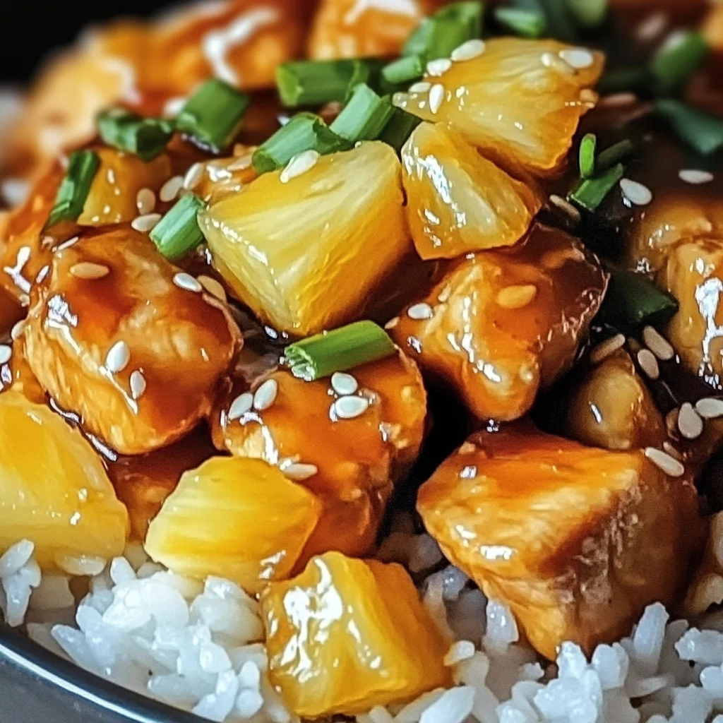 Pineapple Chicken and Rice – A Sweet and Savory Weeknight Favorite
