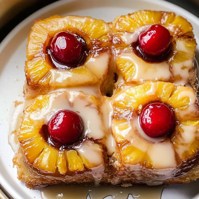 Pineapple Upside Down Cinnamon Rolls