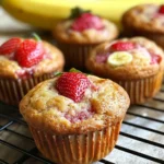 Strawberry Banana Muffins