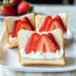Strawberry Cream Sandwiches