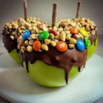 Sweet Chocolate-Dipped Green Apples