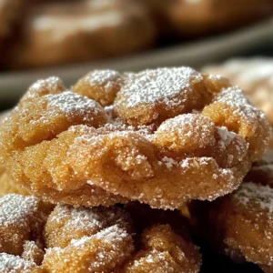 Tasty Churro Crinkle Cookies