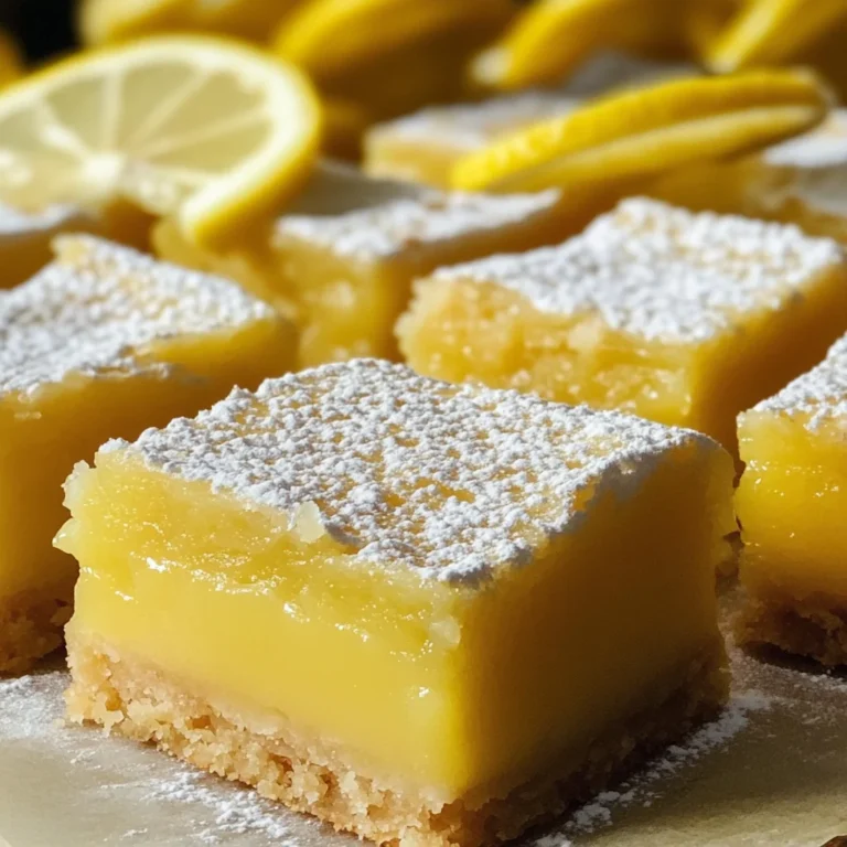 Vegan Lemon Bar Recipe