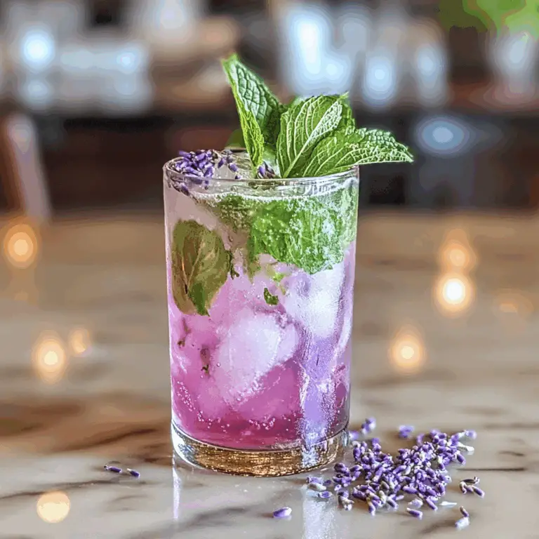 Lavender Mojito Mocktail